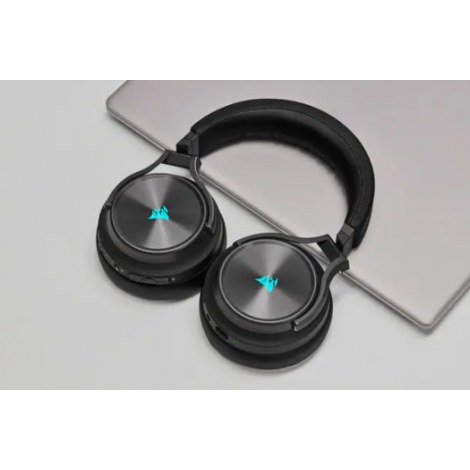 Corsair | High-Fidelity Gaming Headset | VIRTUOSO RGB WIRELESS XT | Wireless/Wired | Over-Ear | Wireless | Black - 9